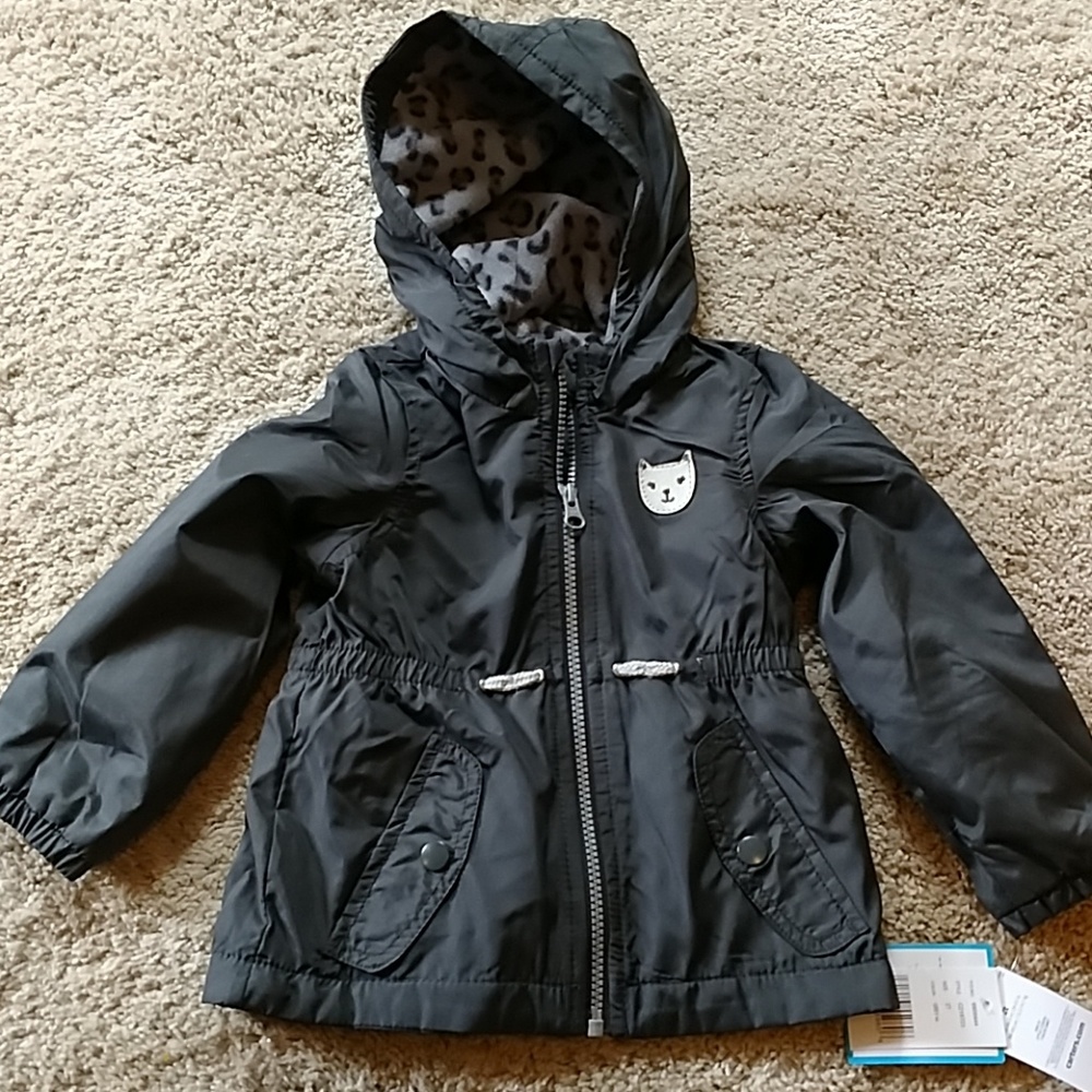 Fleece lined rain jacket
